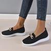 Fashion 2024 New Mesh Breathable Flats Shoes for Women Light Slip On Casual Shoes Summer Ladies Loafers Zapatillas Mujer Plus Size 43
