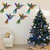 Artwork Statue Living Room Garden Backyard Wall Decoration Metal Hummingbird Art Craft Sculptures