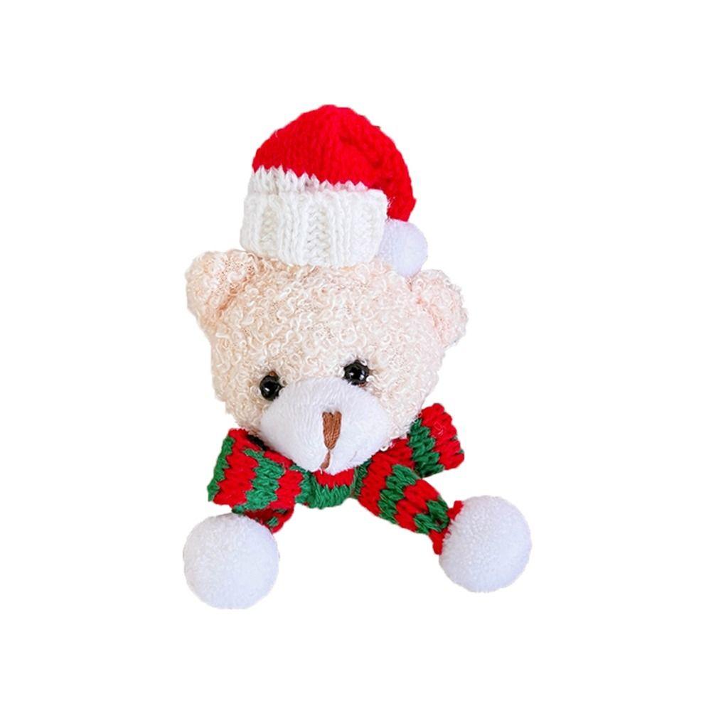 Ins Style Plush Zinc Zinc Alloy Toy Doll Women Brooch Fashion Jewelry Christmas Brooch Clothing Accessory