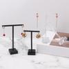 2Pcs Jewelry Display Rack T Shape Stand Show Charms Universal Professional Showcase Boutique Set Earrings Shelf
