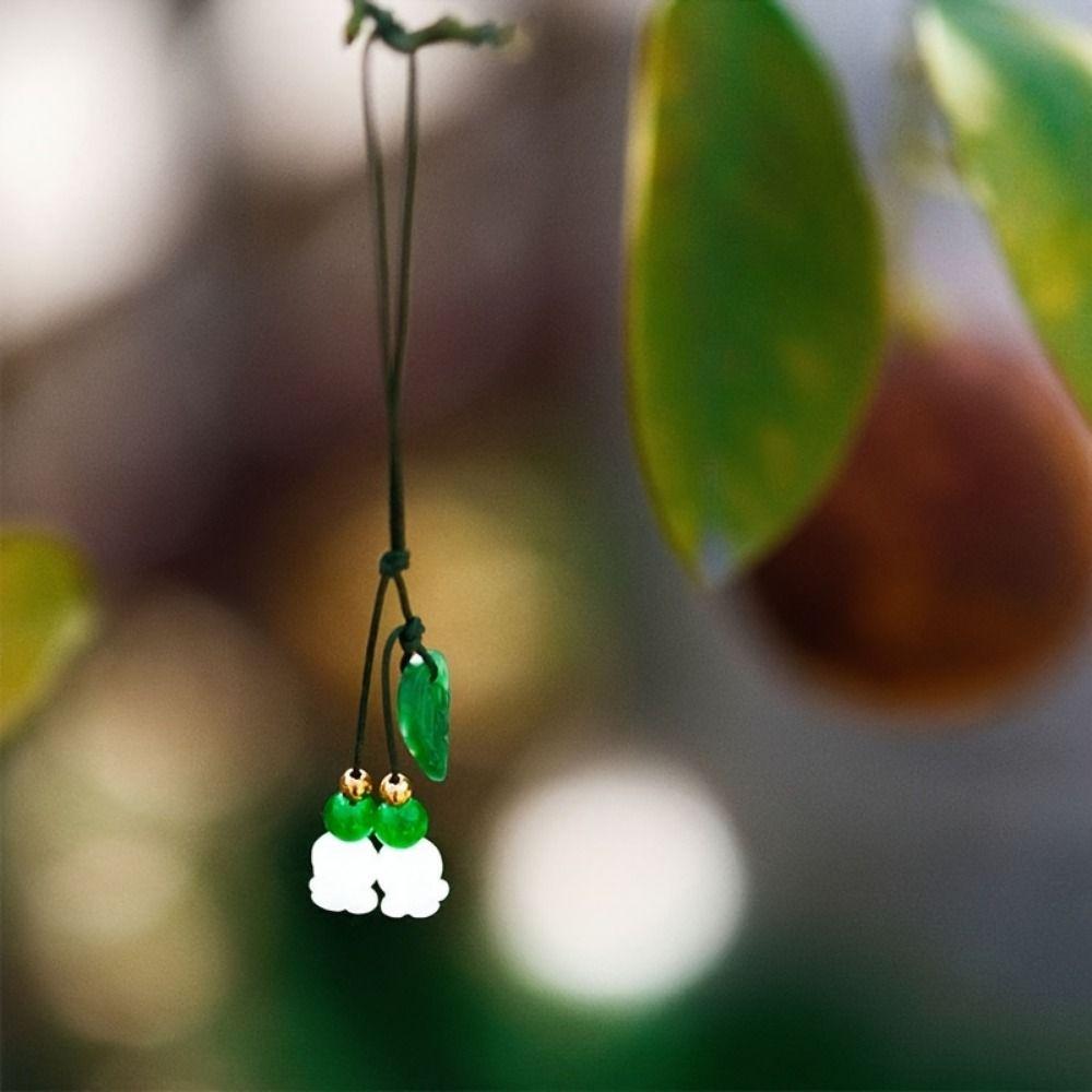 Подвеска на цепочку для мобильного телефона в виде цветка Lucky, короткая, стильная, с цветком, на шнурок для сумки