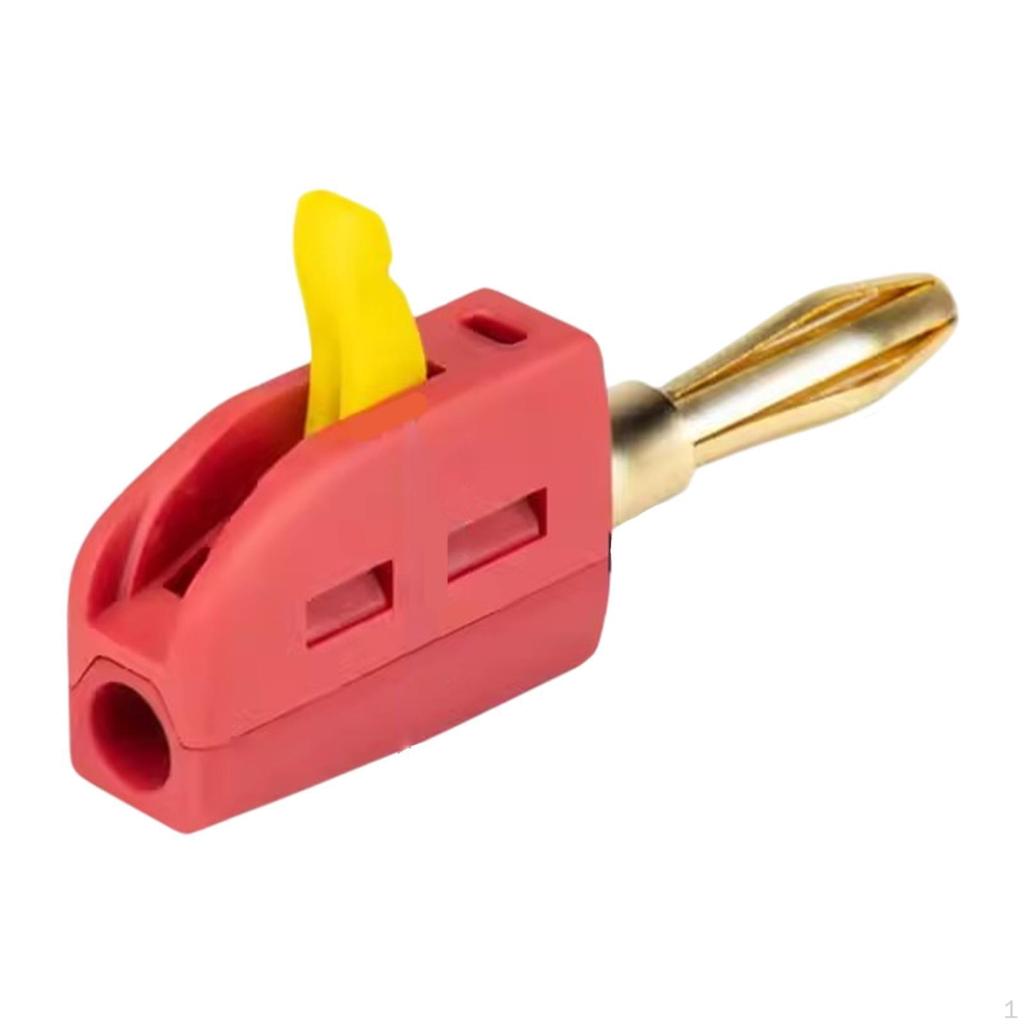 Вилка типа «банан» 4 мм, 250 В/32 А, высокая прочность, стабильная проводимость, практичный штабелируемый мини-штабелируемый
