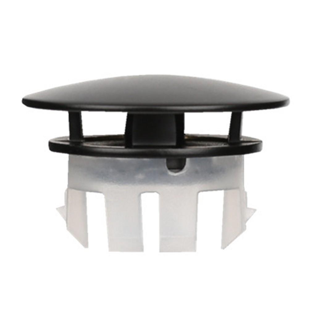 Крышка перелива раковины Латунная круглая крышка отверстия для раковины в ванной комнате с пластиковыми зубцами