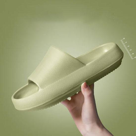 Летние женские тапочки на толстой платформе 3,5 см, домашние тапочки для ванной комнаты, мягкие нескользящие домашние тапочки из ЭВА, шлепанцы, сандалии