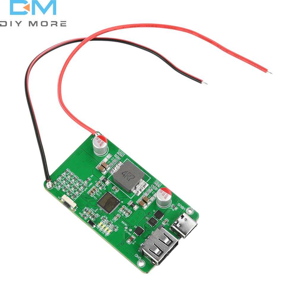 45W PD QC Full Protocol Bidirectional Fast Charging Mobile Power Module DIY Power Bank 2-6S Lithium Battery Protection board