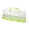 Plastic Cake Box with Foldable Handle Pastry Storage Boxes Dessert Container Cover Case Serving Tray for Travel Cake Acce