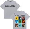 Rapper Eladio Carrion Album Cover Double Sided Print Harajuku Short Sleeve T Shirt Mens Tshirt Loose Pop Oversized Tee Hot Sale