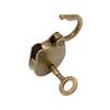 Bronze Metal Vintage Lock Mini Old With Key Padlocks