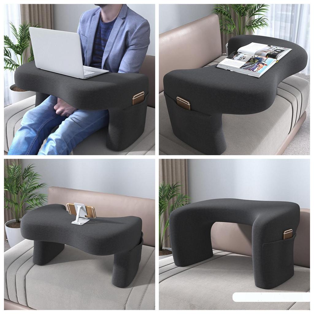 Reading Pillow Gaming Non Slip Comfortable Multifunctional Lap Desktop Cushion Arm Rest Table