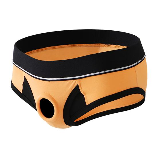 Men Briefs with Three-dimensional Bag Comfortable Fit High Elasticity Panties Breathable Smooth Wiring