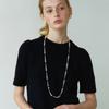 LOVE ME MONSTER Slim Cone Pearl Long Necklace