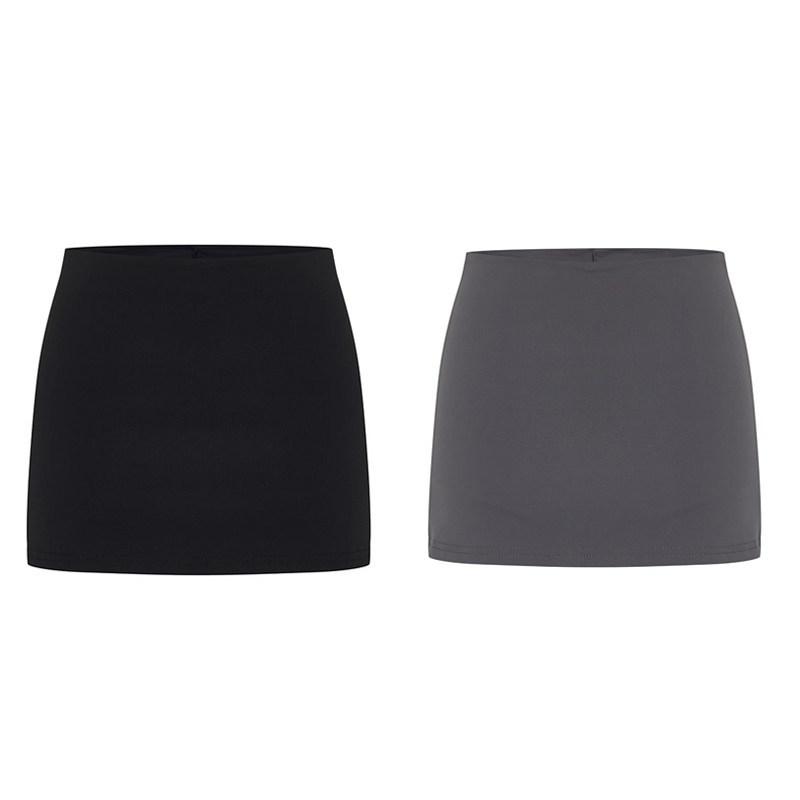 Women's Summer 2026 Slimming A-line Yoga Skort - American Style, Anti-Exposure, Hip-Hugging Sports Skirt