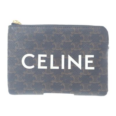 CELINE 10C662CA2-38NO Кошелек для монет черный/коричневый Женский