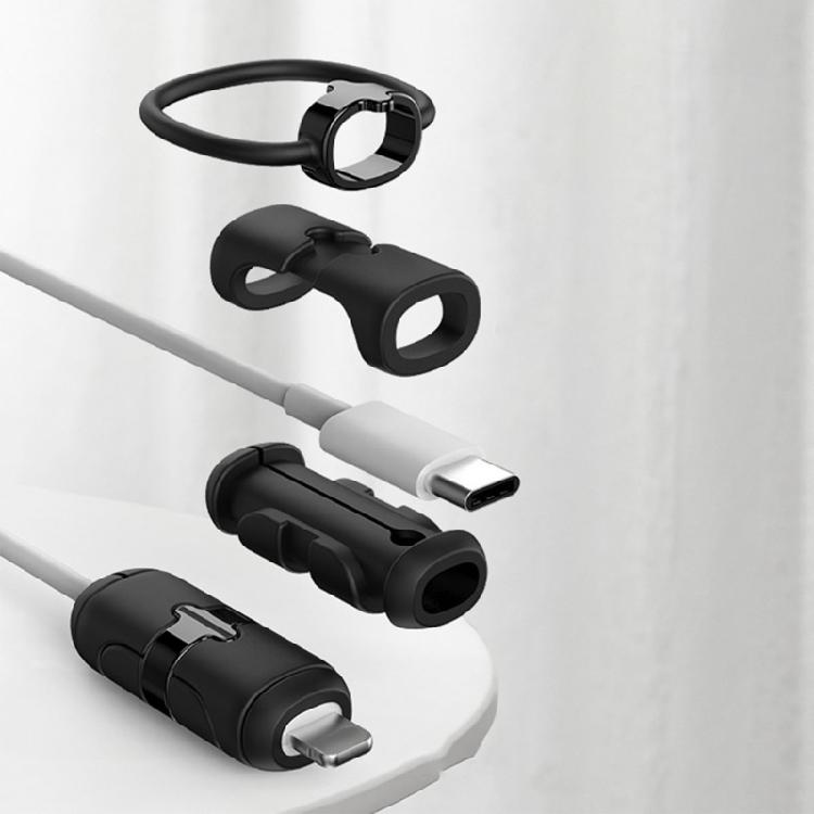 1 шт. Защита для кабеля Мягкий силиконовый чехол для телефона Защита USB-кабеля для зарядки