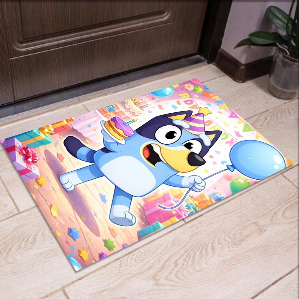 Bluey Printed Carpet,Rug,for Office Chair Living Room Bedroom Kitchen Room Decor Gifts.