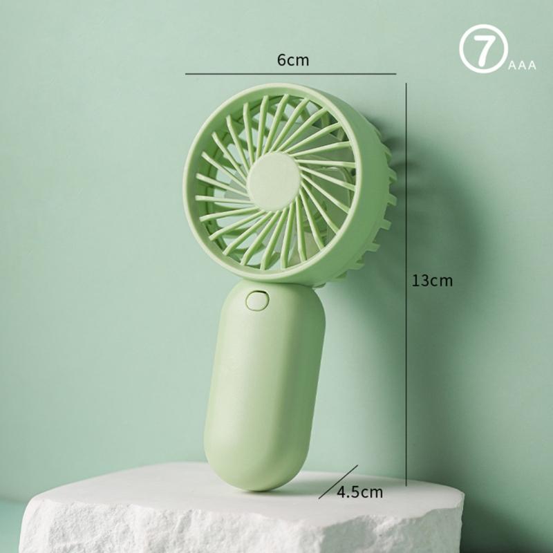 AM4 Battery Operated Powerful Handheld Fan Portable Small Lightweight Makeup Fan for Girl Women Indoor Outdoor