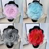 Solid Color Three-Dimensional Flower Corsage Accessories Simulated Flower Decoration Material Eugen Yarn Lace Cloth Sticker Accessories