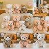 Cute Bear Plush Toy For Kids Soft Comfort Pillow For Home Decor