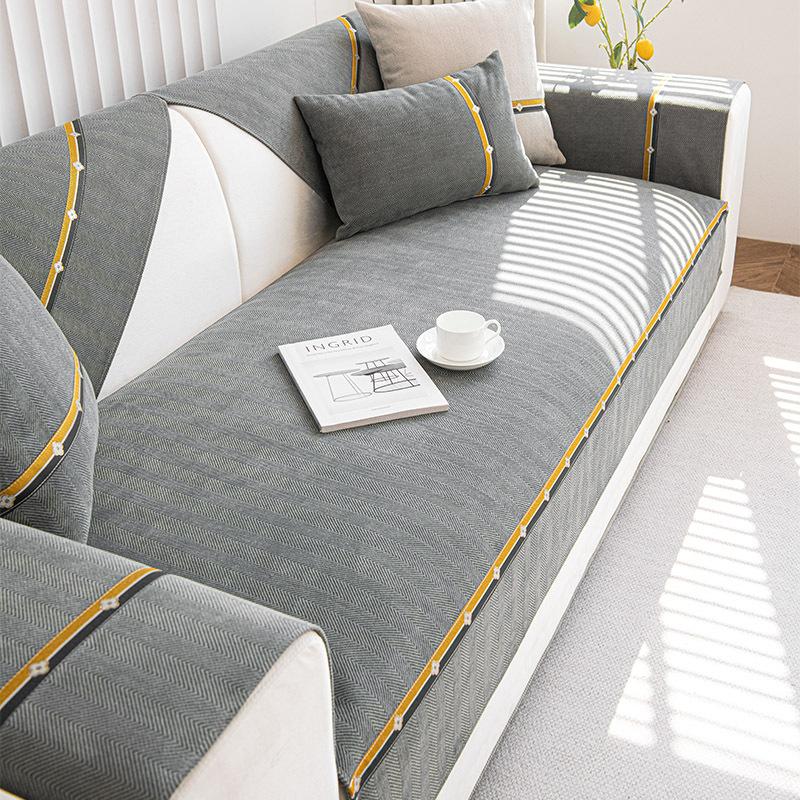 Универсальные чехлы для диванов Four Seasons, синель, чехол для дивана для гостиной, Нескользящая подушка, ковры, спинка дивана, подлокотник, полотенце