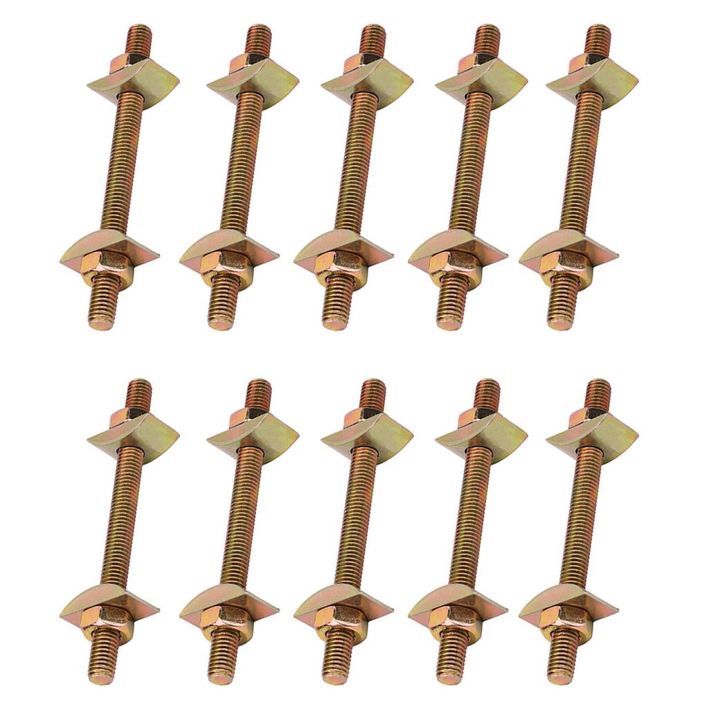10 Set Countertop Fasteners Countertop Flip Connectors Rust Resistant Connectors for Furniture & Bed Frame Connections