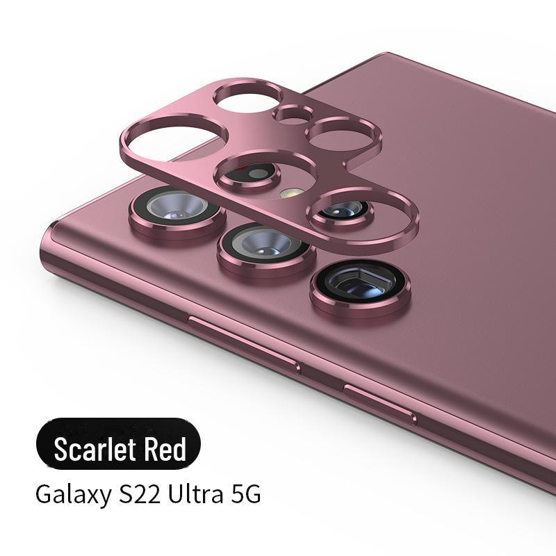 Защитная металлическая наклейка для объектива S22 Ultra/S22+ – полное покрытие, защита от царапин