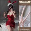 Sexy Christmas Lingerie Seduction Robe Uniform Suit Pajamas Sex Passion Winter Bunny