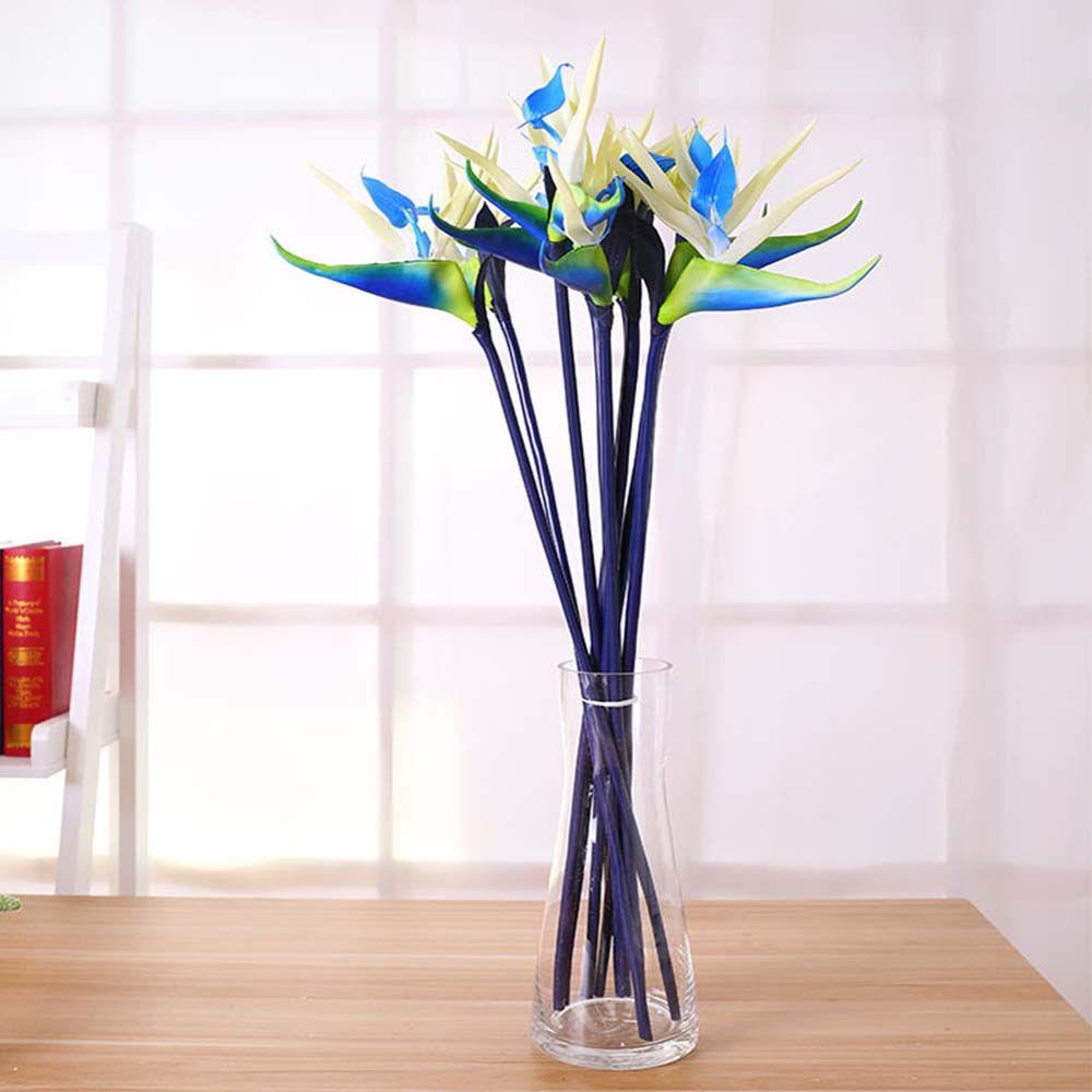 Stem Artificial Decorations Natural Nearly Latex Flowers Crane Artificial Flowers Tropical Flowers