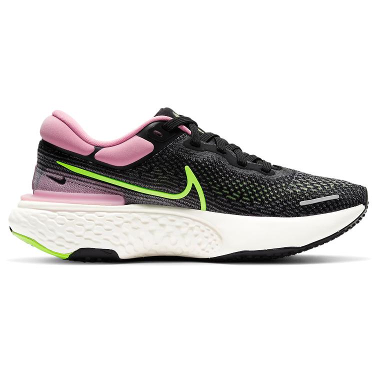 Nike ZoomX Invincible Run Flyknit 'Черный Элементальный Розовый' Женские CT2229-002