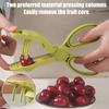 Cherry Pitter with Ergonomic Handle Quick Fruit Pitting Tool Portable Cherry Olive Corer Stoner Pit Removal Tool Kitchen Gadgets