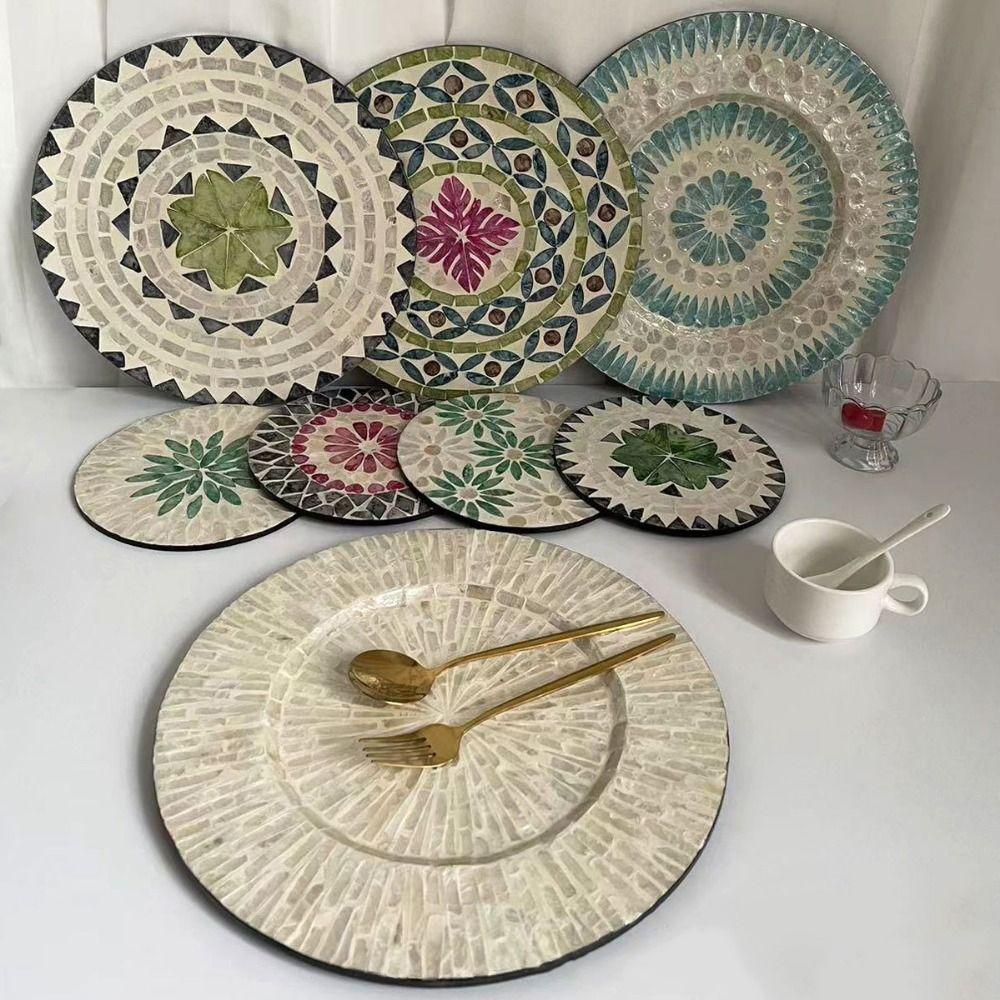 Скандинавский настольный коврик для тарелок, креативная теплоизоляционная подставка, подарок, подставка в виде ракушки, украшения для тарелок