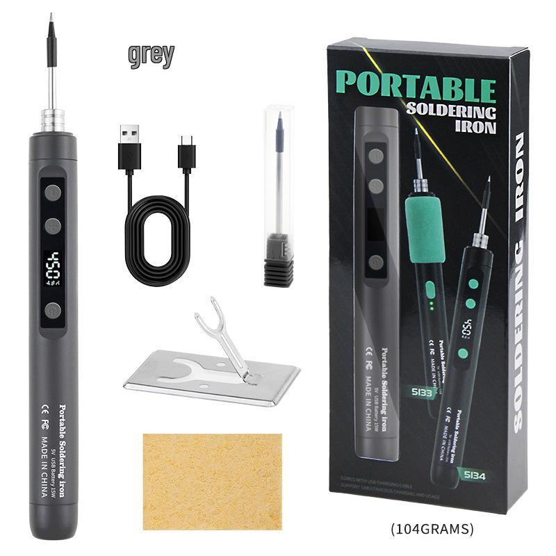 Комплект портативного паяльника USB 5 В 15 Вт для домашней сварки и штамповки пластика