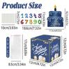 Birthday Number Blue Gift Box For Anniversary Celebrations And Event Decor