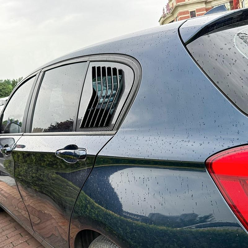 Для BMW 1 Серии F20 118i 120i 2011- Накладка на жалюзи заднего стекла автомобиля, боковой треугольный обвес, автомобильные аксессуары