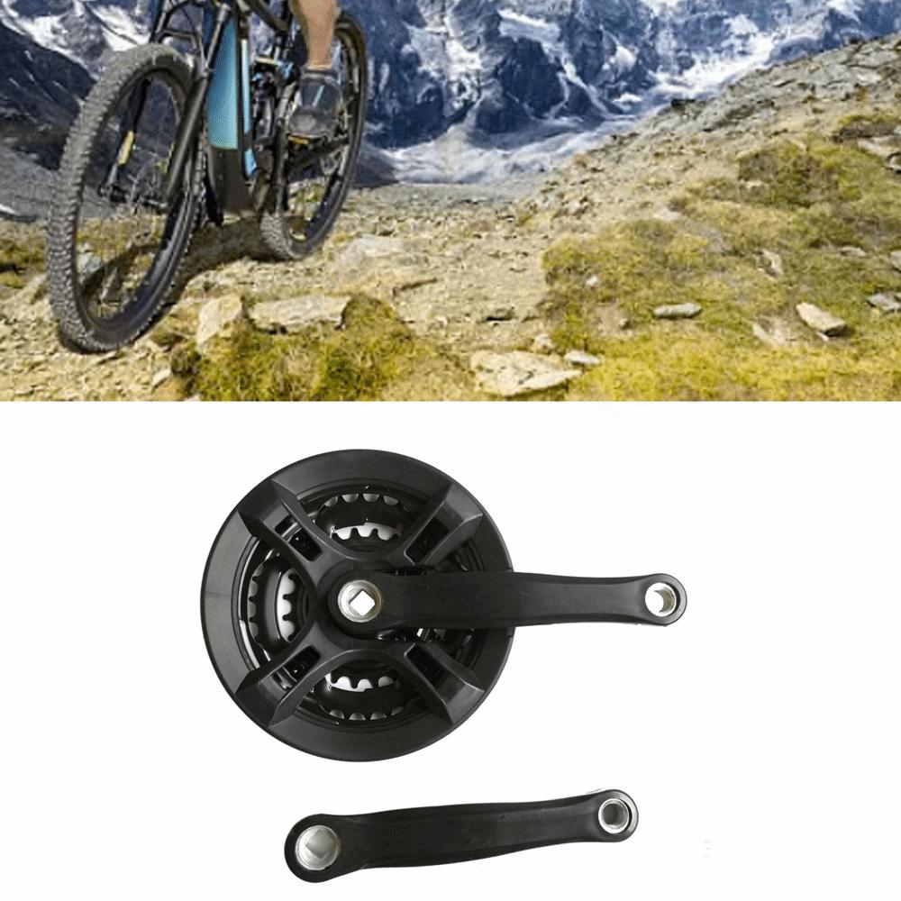 42T 3 Chip Mountain Bike Crankset Iron Bike Crankset Disc Durable Bike Sprocket Road Bikes