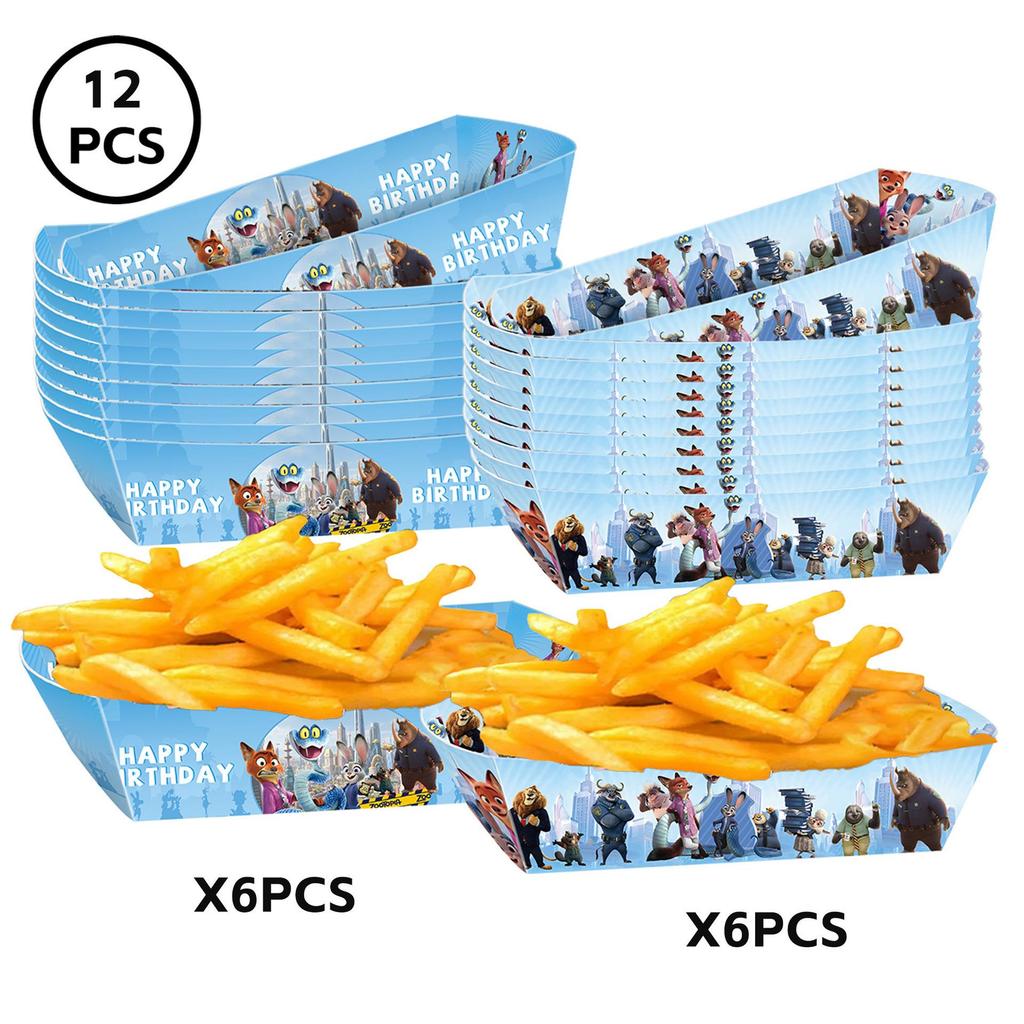 Украшения для дня рождения Зверополис 2: Гирлянды, Тарелки, Стаканы, Салфетки, Скатерть