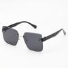 6PCS Women's Sunglasses Anti-radiation Sunglasses Gradient Sunglasses Beach Gradient Frameless