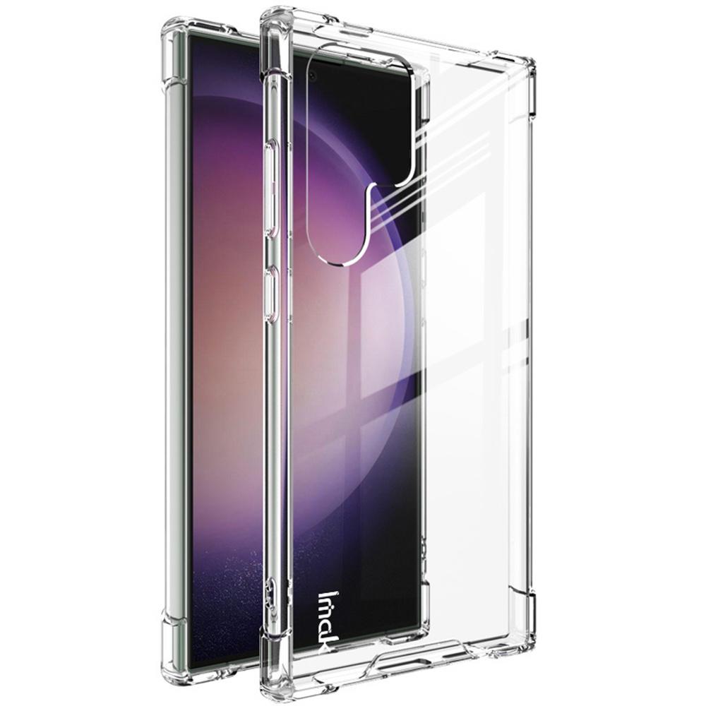 IMAK For Samsung Galaxy S24 Ultra Case PC+TPU Shockproof Clear Phone Cover
