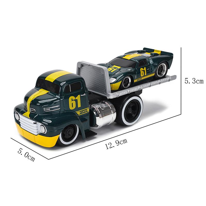 Майсто 1:64 Новый стиль Грузовик-транспортер Chevrolet комбинация тележка для поддонов статическая сплав модель автомобиля детский игрушечный коллекционный