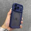 Роскошный матовый прозрачный чехол для Magsafe с магнитом для iPhone 17 Air 16 15 14 13 12 11 Pro Max Plus с рамкой для рассеивания тепла