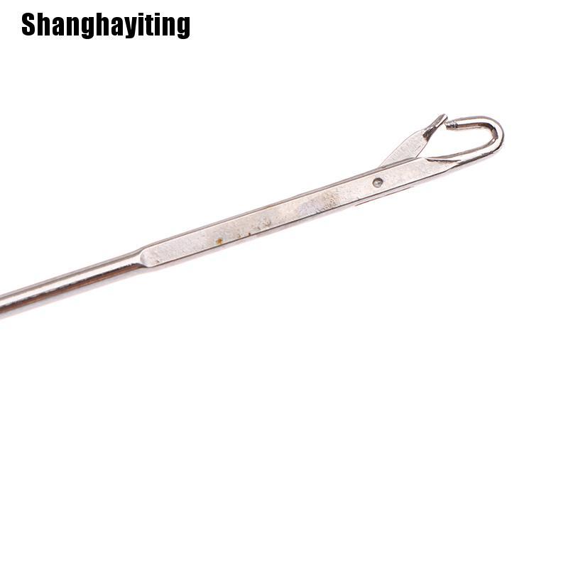 Stainless Steel Extra Long Crochet Hook Repair Stitch Loop Coupler