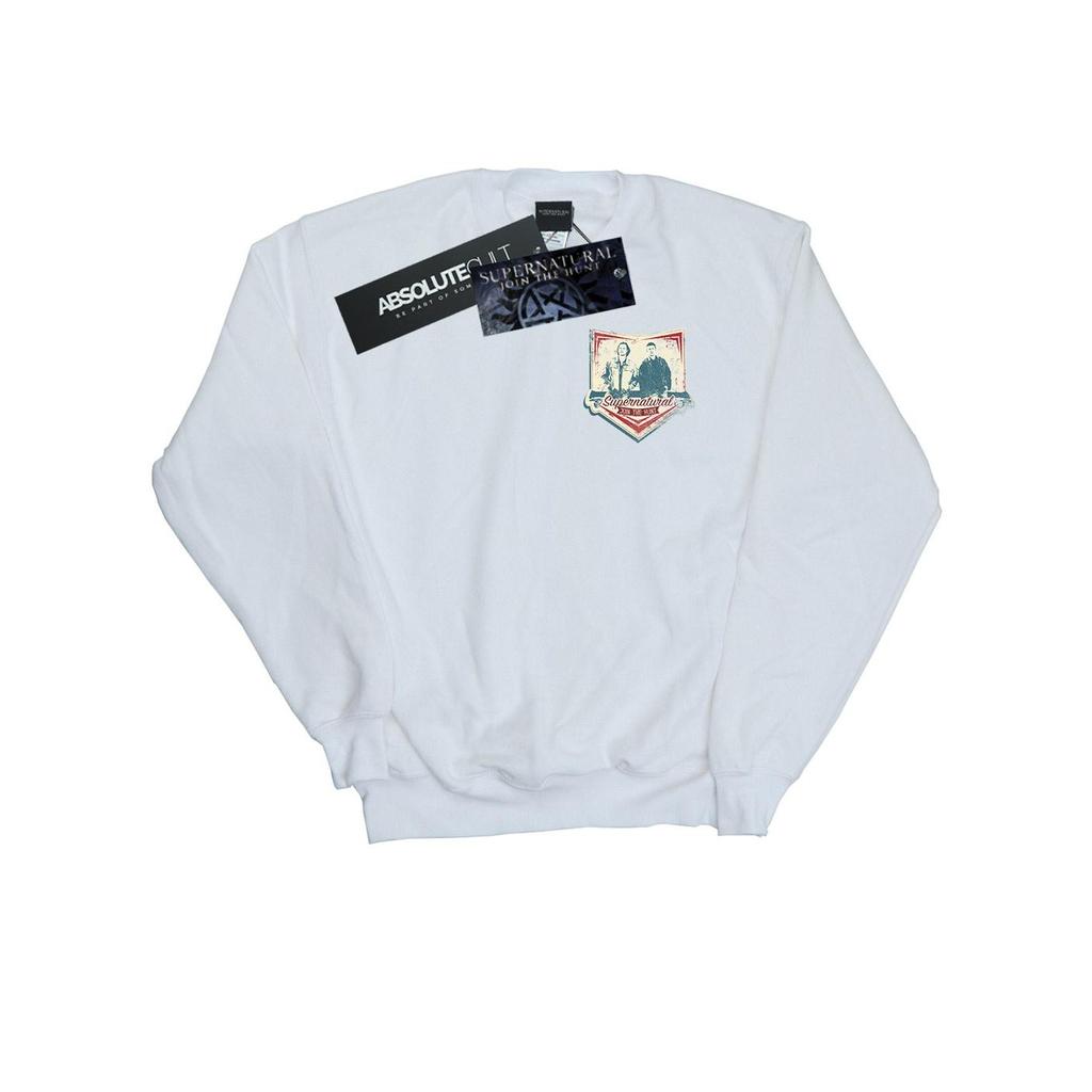 Supernatural Mens Winchester Breast Print Sweatshirt