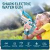 Автоматический электрический водяной пистолет Shark с высокой вместимостью, с одной кнопкой - Для летних вечеринок у бассейна и на пляже, Рождественские, Дни благодарения