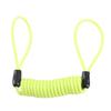 3.5 MM Motorcycle Bike Atv Scooter Disc Lock Security Reminder Cable Tool Lemon Yellow
