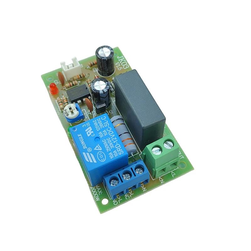 AC100V-230V Регулируемый релейный модуль с управлением таймером Плата переключателя с задержкой выключения Таймер задержки Замыкающий переключатель 5S 60S 300S Реле 5