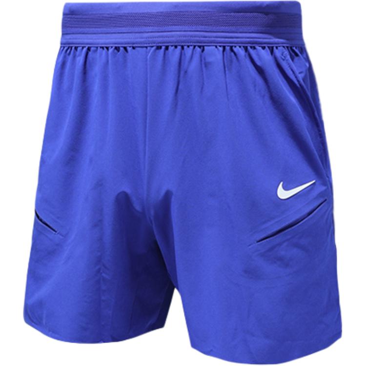 Nike Dri-Fit Roland Garros Быстросохнущие Модные Мягкие Спортивные Повседневные Шорты Мужские шорты Анан-Синий FZ6938-539