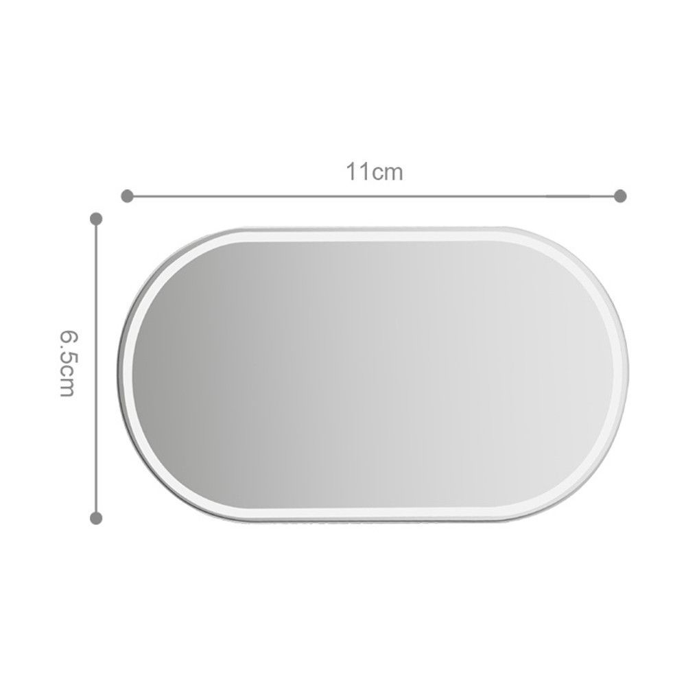 Shatterproof Stainless Steel HD Auto Visor Car Makeup Mirror Car Interior Cosmetic Mirrors