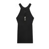 Summer New Product Women's Clothes Sexy Style round Neck Gold Inlaid Minimalist Sleeveless Mini Dress 2298097