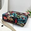 Ethnic Style Retro Print Shoulder Bag Large Capacity Splicing Knitting Tote Hand