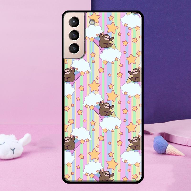 Чехол для телефона 'Ленивец' для Samsung Galaxy S25 Ultra S24 S23 Ultra S9 S10 S20 S21 S22 Plus S24 FE