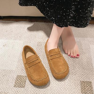 Удобные и универсальные туфли Doudou женские осень 2025 новая ленивая обувь лоферы популярная мода и популярная повседневная обувь